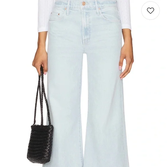 MOTHER The Cowabunga High-Rise Flare JeansLight WashSize 27